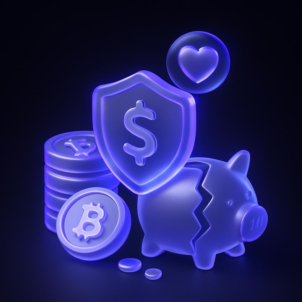 Illustration of Bitunix Care Fund concept and its importance during financial instability.