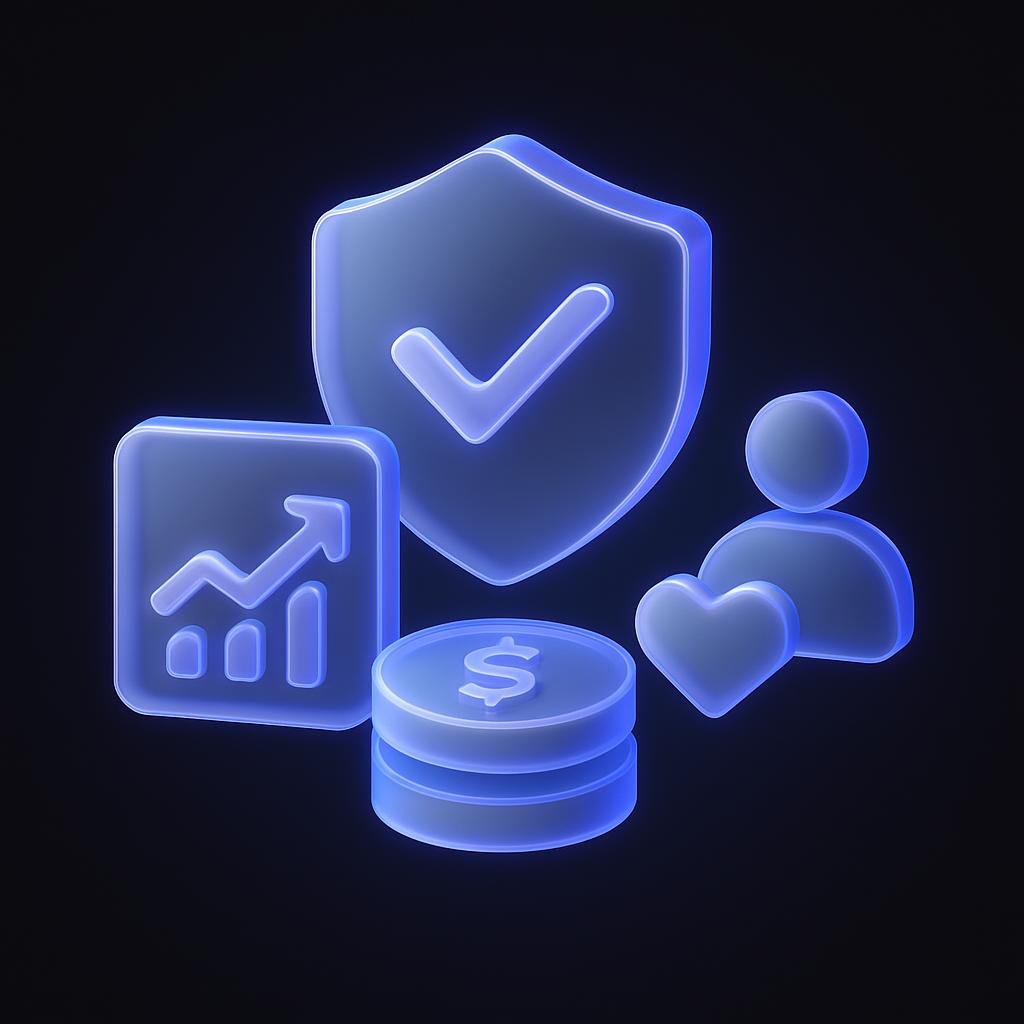 Diagram of key features of the Bitunix Care Fund System.