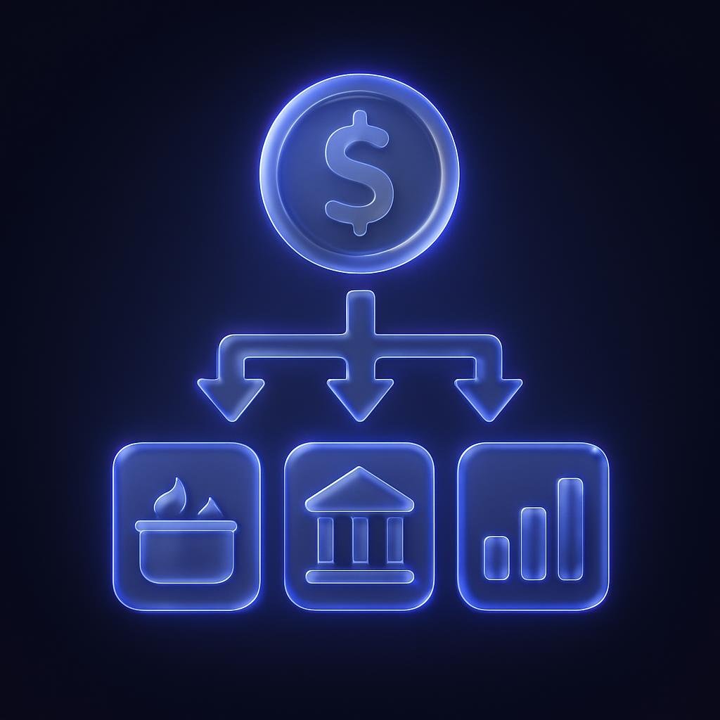 Flowchart explaining the liquidation cascade process.