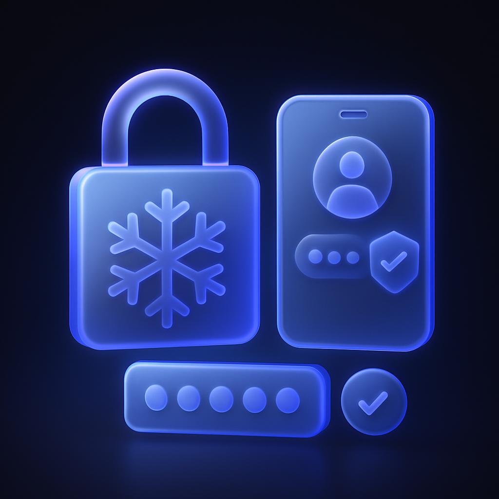 Illustrate the concept of cold storage and 2FA authentication.