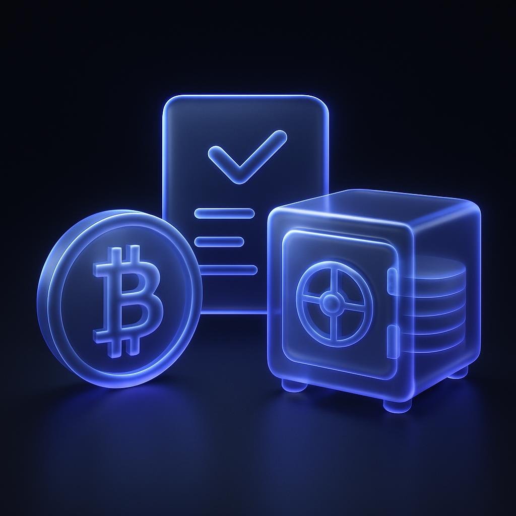 Diagram explaining proof of reserves in cryptocurrency.