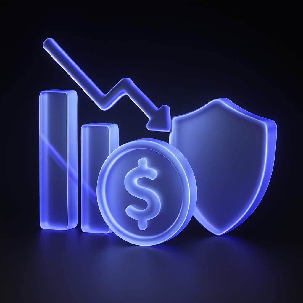 Diagram illustrating how the Bitunix Care Fund protects assets during market volatility.