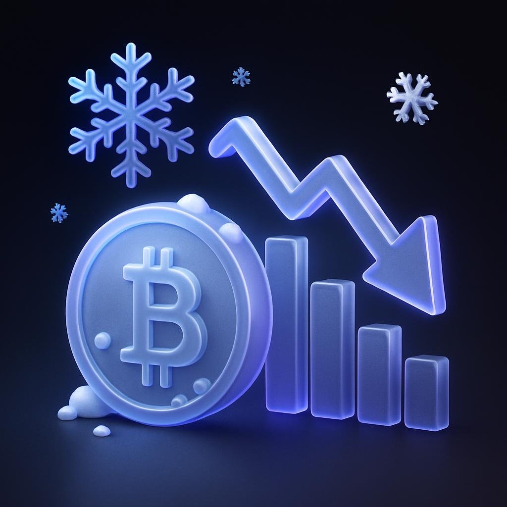 Illustrate the concept of a crypto winter and its impact on the market.