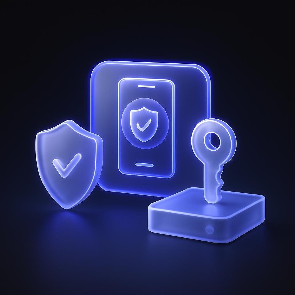 Visual representation of Bitunix's security features like 2FA and cold storage.