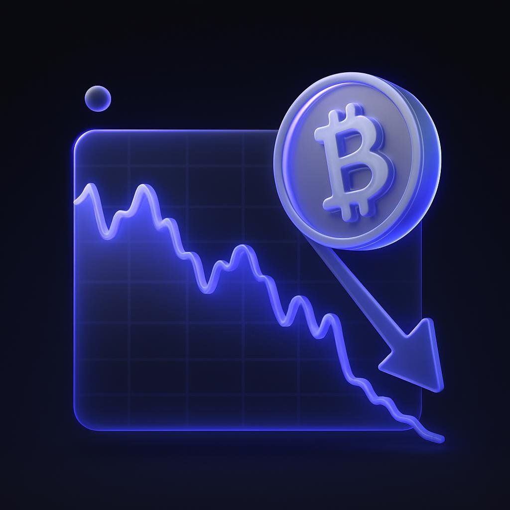 Illustrate the mega crypto crash of February 2026 with a graph showing market volatility.