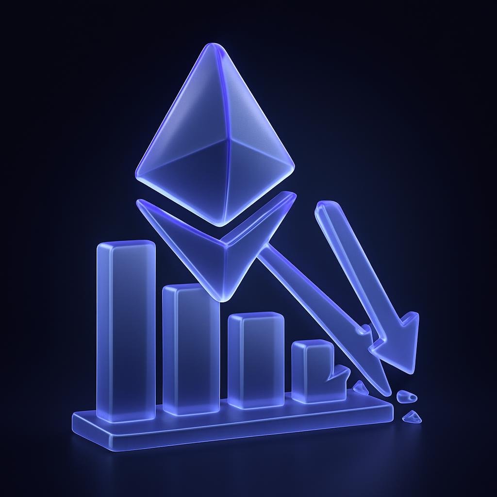 Visual representation of the 2026 ETH crash and its impact.