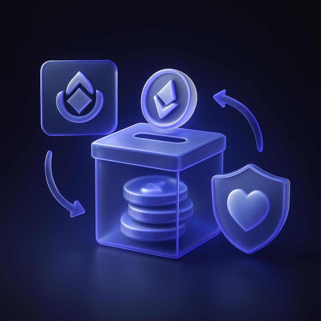 Visual representation of the Bitunix Care Fund mechanism.
