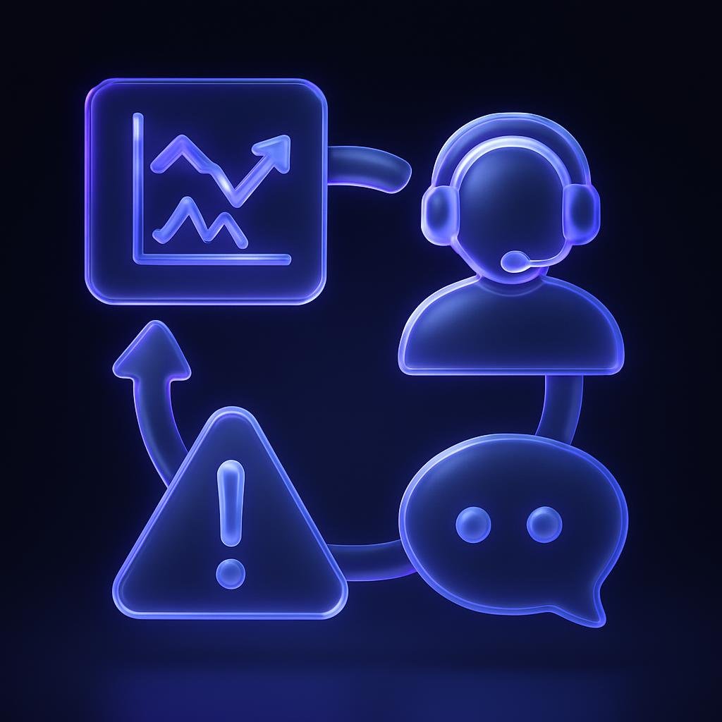 Diagram of Bitunix's customer support process during market volatility.