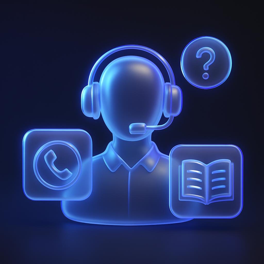 Visual representation of Bitunix's customer support features, such as 24/7 availability and educational resources.