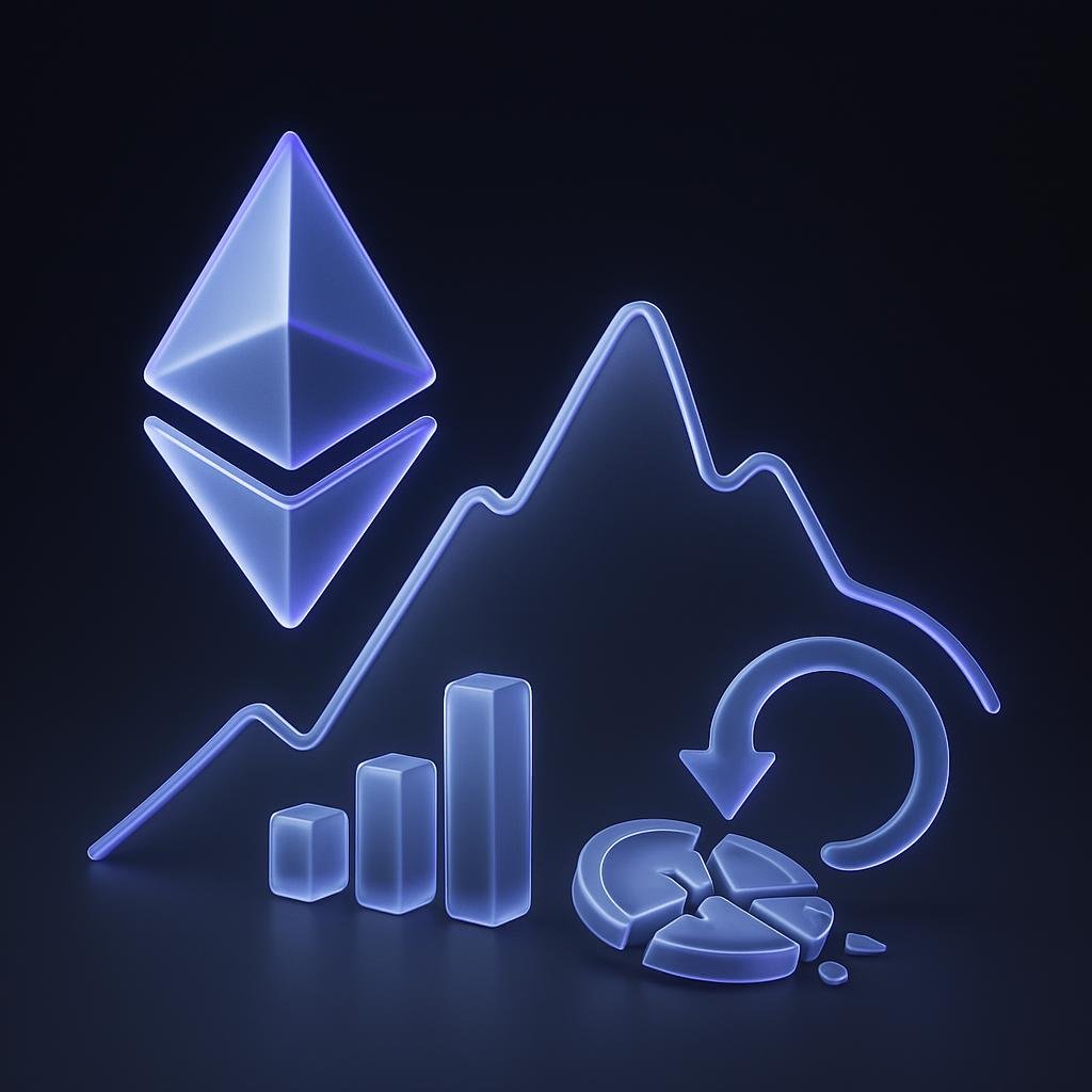 Visual timeline of the eth crash in 2026 to illustrate market phases and price corrections.