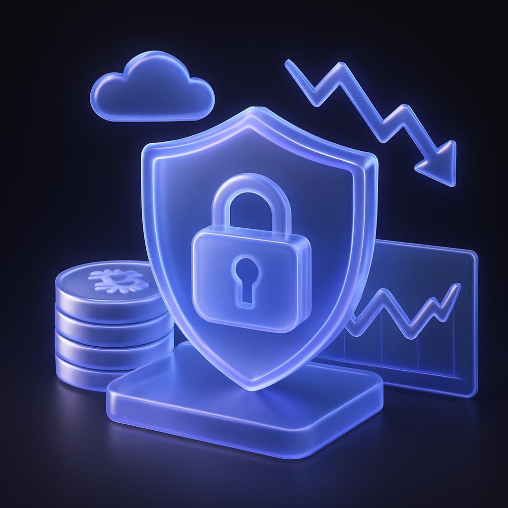 Diagram illustrating Bitunix's fund protection mechanisms during market turbulence.