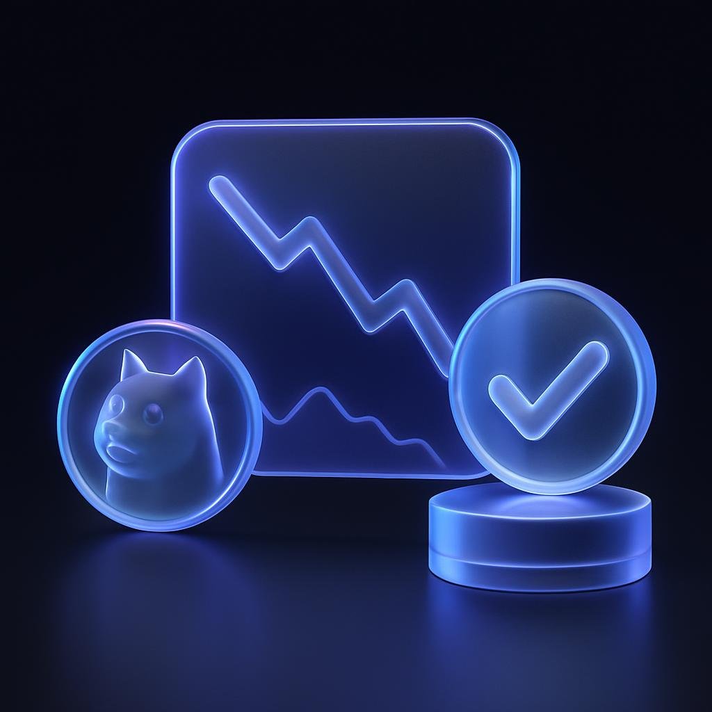 Illustration of market volatility during Doge crash and Bitunix's 100% withdrawal access.